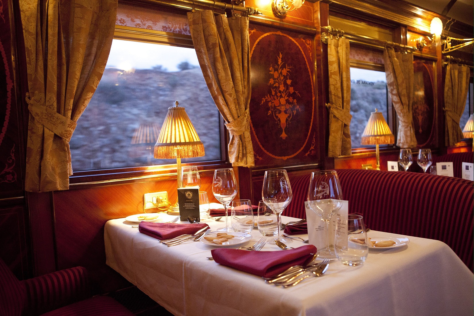 Dining on board Al Andalus